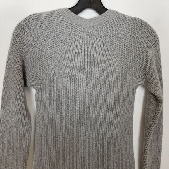 Lululemon The Sweater The Better Womens 4 Gray Long Sleeve Knit Pullover Jumper - Picture 5 of 7